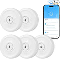 Douevo 5 Pack WiFi Water Leak Sensor, 100 dB Water Alarm Leak Detector by DouevoTotalHomeSecurity