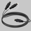 Bangun 1x2 Digital Audio Splitter Cable 15ft, Toslink Digital Fiber Optic Audio by Bangun