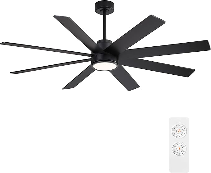 WINGBO 60" Large DC Ceiling Fans by HomePage