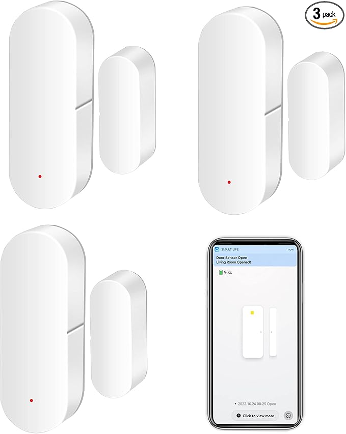 WiFi Door Sensor: Smart Door Open/Closed Detectors, Wireless Window Sensor by SENCKIT