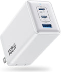 150W USB C Charger Block, GaN III Compact Foldable Wall Charger 3 Port Fast by Pxwaxpy