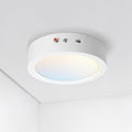 ASD LED 7" Round Flush Mount Ceiling Light Fixture, Low Profile Surface by ASDLightingCorporation
