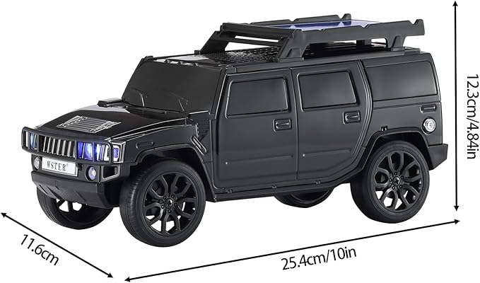 WSTER Solar Off-Road Car Bluetooth Speaker – HD Stereo Sound - Image 8