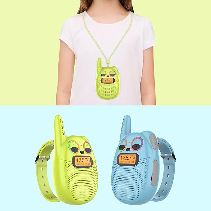 Qniglo Walkie Talkies for Kids Rechargeable 4 Pack, Kids Toys for 3-14 Year Old - Image 4