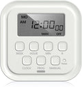 HBN 7 Day Heavy Duty Digital Timer, Dual Outlet, On/Off Programs 3-Prong by HBN