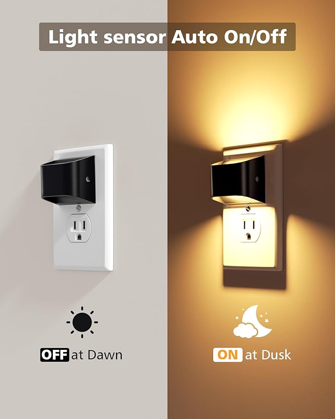VOLISUN Night Lights Plug into Wall, 6 Pack Up and Down LED Night Light - Image 3