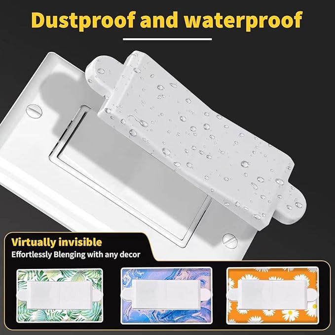 White, 6-Piece: Child Proof Switch Blocker and Cover - Image 4