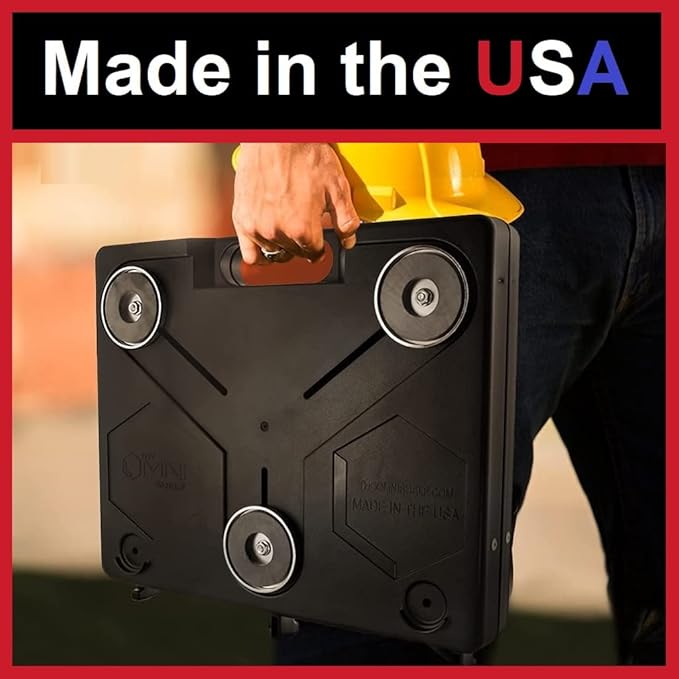 The OmniShelf Portable Workstation, Magnetic Toolbox, Laptop Stand w/ 50 lb - Image 7
