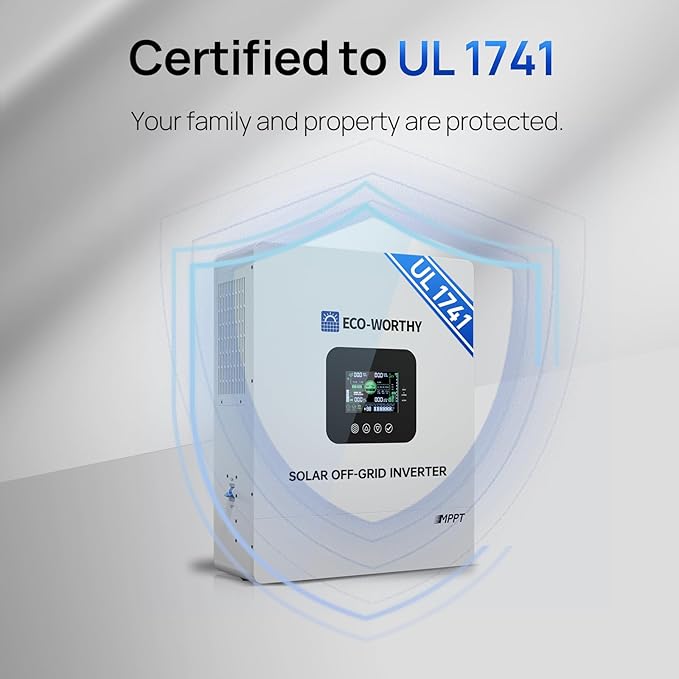 ECO-WORTHY Home Power Station Backup Power, 5120Wh LiFePO4 Battery Support - Image 3