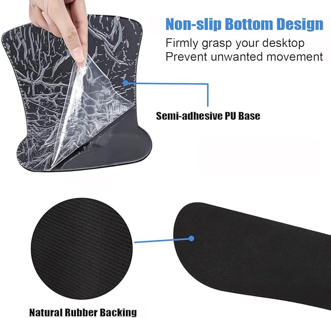 Ergonomic Mouse Pad Wrist Support and Keyboard Wrist Rest Set - Image 6