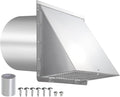 10 Inch Wall Vent Exhaust Vent Cover, Hooded Wall Vent by JYINCPED
