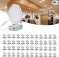 MKUJOO 48 Pack 4 Inch Ultra-Thin LED Recessed Ceiling Light by MKUJOO