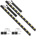 10 Outlet Surge Protector, Long Metal Wide Spaced Garage Industrial Power Strip by CFMASTER