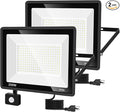 YANYCN 2 Pack 200W LED Motion Sensor Flood Light, Super Bright IP66 Waterproof by YANYCN