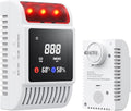 Nicbee 5-in-1 Smoke and Carbon Monoxide Detectors Plug in, Smoke Detector by Unknown