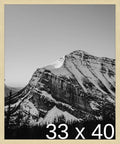 Frame It Easy 33 x 40 Wheat Wood Frame by FrameItEasy