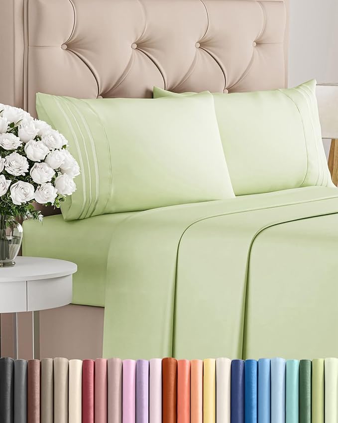 King Size 4 Piece Sheet Set by CGKUnlimited