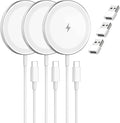 3Pack Magnetic Wireless Charging Pad: 15W Fast Qi Wireless Charger by SMILESTATION
