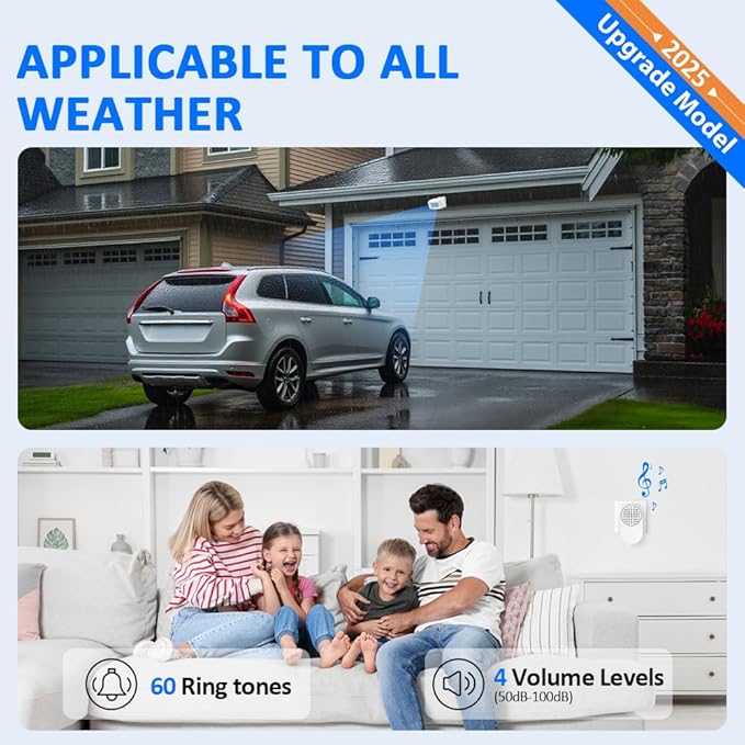 Driveway Alarms Wireless Outside Weatherproof - Image 6