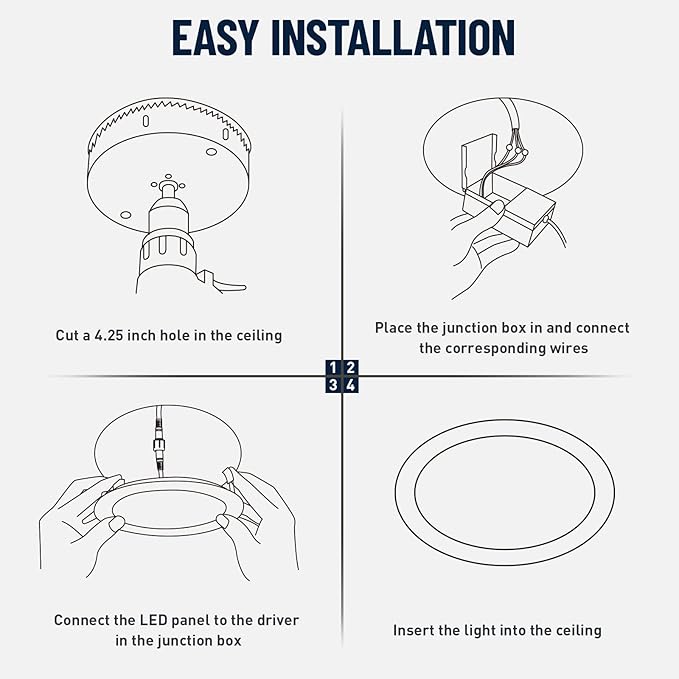 12 Pack Recessed Lighting 4 Inch - Image 6