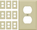 Duplex Wall Plates Kit by Enerlites 8821-I Home Electrical Outlet Cover by Enerlites