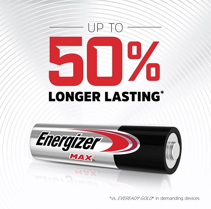 Energizer AA Batteries, Max Double A Battery Alkaline - Image 2