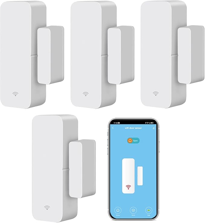 WiFi Door Sensor Window Detector: Smart Window Contact Sensor, Wireless by SENCKIT