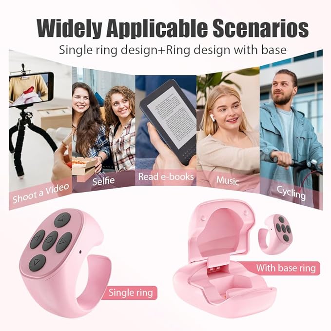 Fingertip Wireless Bluetooth Remote Control, 2026 New Bluetooth Ring Scroller - Image 6