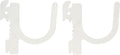 Wall Control 3in Reach U-Hook Accessory “U” Shaped Slotted Metal Pegboard Hook by Wall+Control