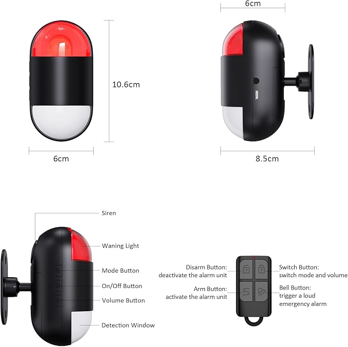 Motion Sensor Alarm Indoor: Wireless Motion Detector Alarm - Image 6