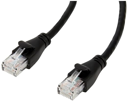 Amazon Basics RJ45 Cat 6 Ethernet Patch Cable, 1Gpbs Transfer Speed, 14 Foot by AmazonBasics