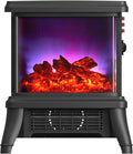 18 inch Panoramic Window with 1500W/1650W Electric Wood Fireplace Flame Effect by SheerAIRE