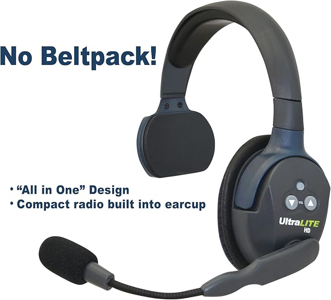 EARTEC ULSR-HD Ultralite HD Single Ear Add-On or Replacement Remote Headset - Image 3