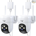 MUBVIEW 360° Security Cameras Wireless Outdoor, 24/7 Wired Outdoor Camera by MUBVIEW