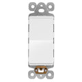 LIDER Matte White Minimalist Design Decorator Switch, Frameless Paddle Wall by LIDER