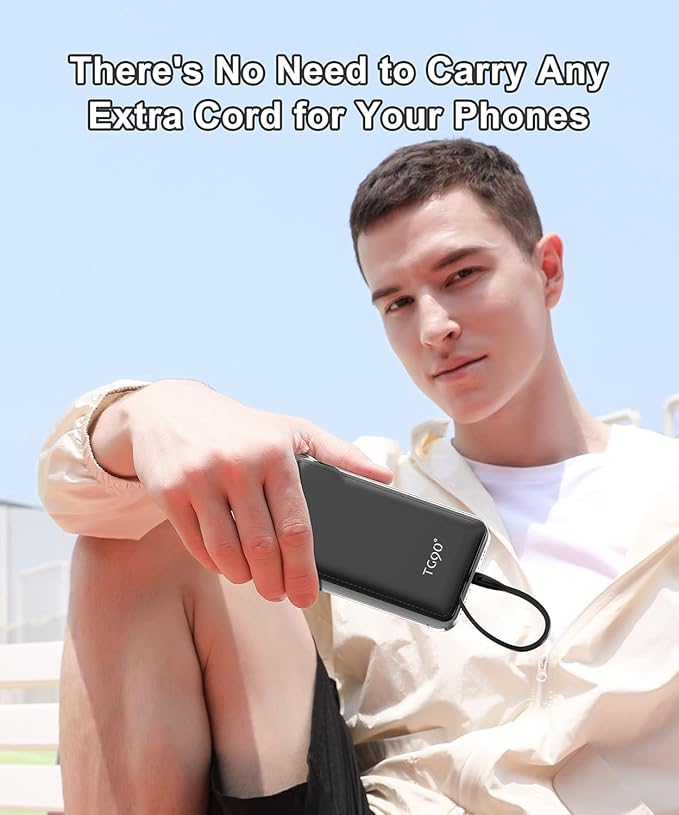 TG90° 2 Pack 10000mAh Slim Portable Charger - Image 4