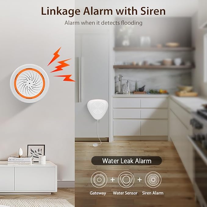 NEO Zigbee Water Sensor, Smart Water Leak Detector - Image 6