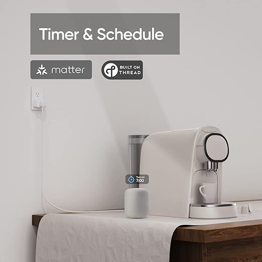 Onvis Matter Over Thread Smart Plug, Smart Mini Outlet, Works - Image 5