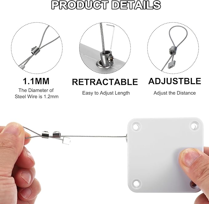 MECCANIXITY Punch-Free 800g Automatic Sliding Screen Door Closer - Image 3