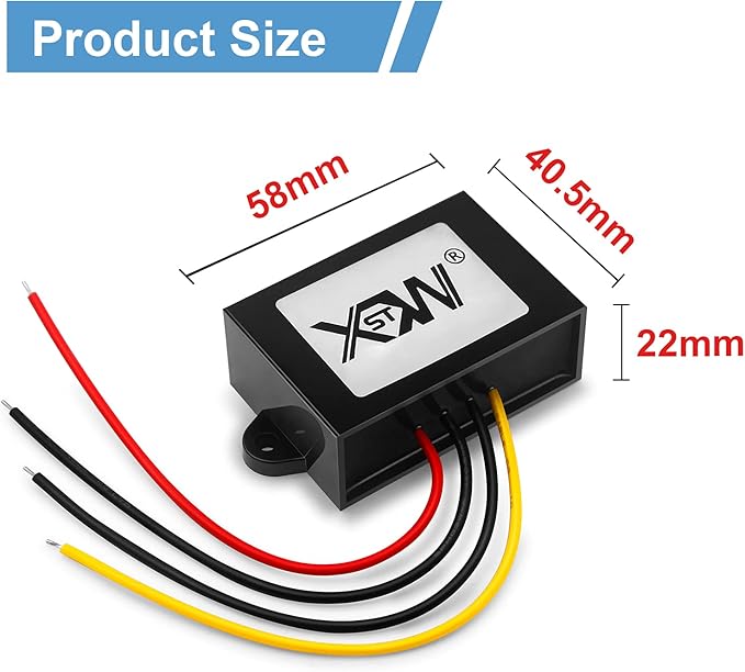 DC DC 12V to 13.8V 5A 9V-13V to 13.8V Voltage Regulator, Step-up Module - Image 3