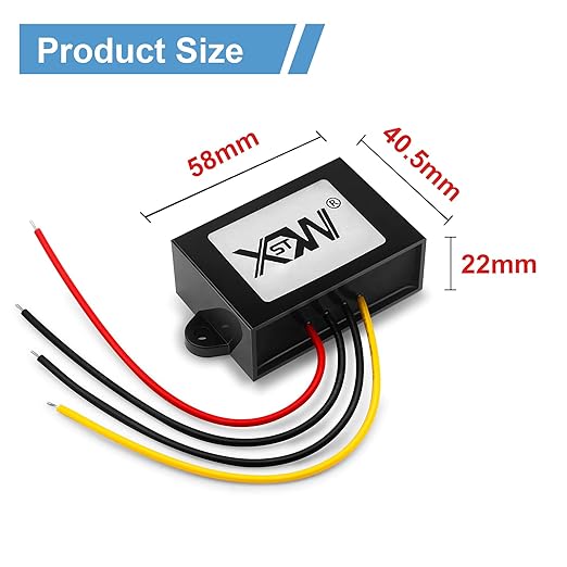 DC DC Stabilizer 9V-36V to 12V Boost Buck Converter 2A 24W Waterproof Automatic - Image 3