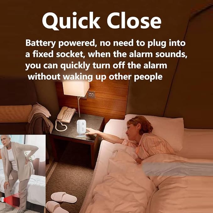 Evernary Upgraded Bed Sensor Alarm and Fall Prevention - Image 4