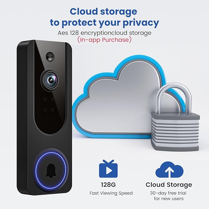 VanaOrbi 1080p WiFi Video Doorbell Camera Wireless, Battery Powered, AI Human - Image 7