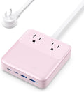 135W Charging Station USB C Power Strip, 6-in-1 GaN USB C Charger Block by Feob