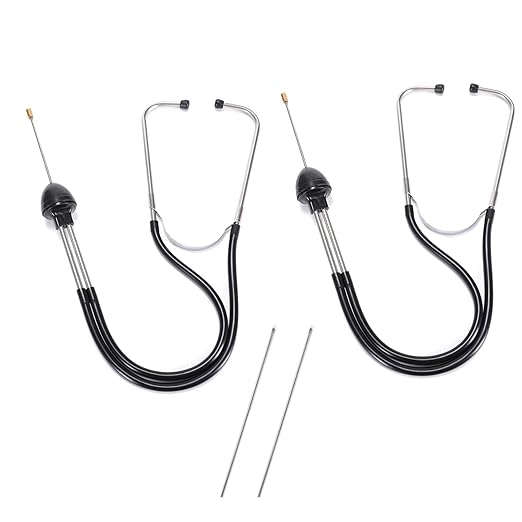 Lamoutor 2Pcs Automotive Mechanic Stethoscope Engine Stethoscope Tool - Image 8