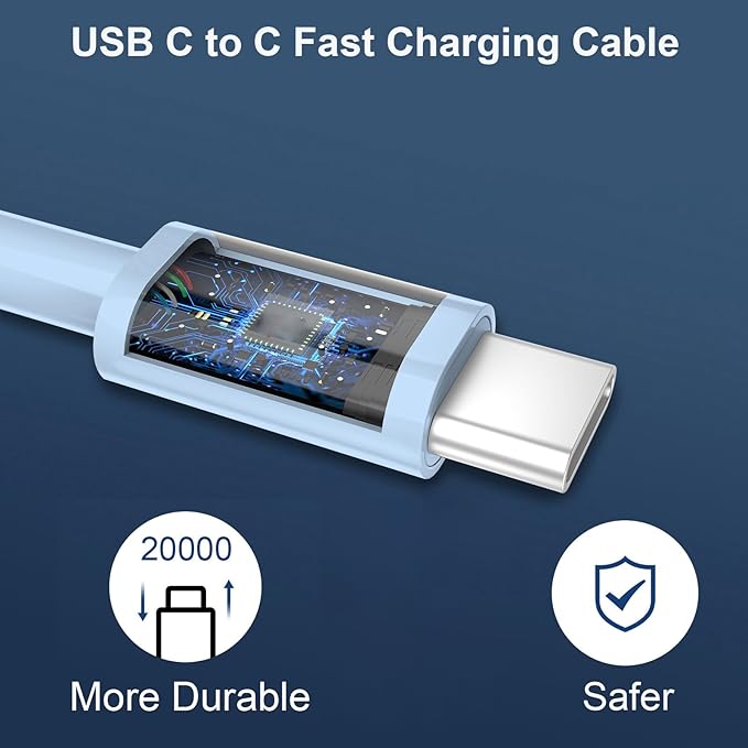 Fast Charger for Phone 17/16/15 Pro Max, 20W USB C Fast Charger Block - Image 4