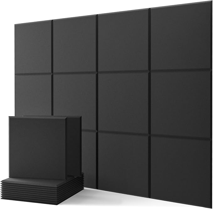 Square Acoustic Wall Panels, Sound Absorbing Panels by Kuchoow