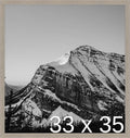 Frame It Easy 33 x 35 Rustic Gray Wood Frame by FrameItEasy