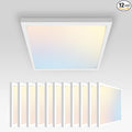 ASD LED 12" Square Flush Mount Ceiling Light Fixture, Low Profile Surface by ASDLightingCorporation