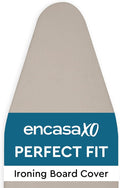 Encasa XO Ironing Board Cover and Pad 49"x18" - 4mm Felt Wide Iron Board Cover by EncasaXO